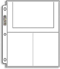 3-Pocket Pages 4X6 - 25 PAGES - PHOTO or Postcard