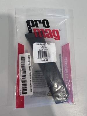ProMag 10-Round Blue Steel Magazine SIG 02 for Sig Sauer P225 P6 9mm