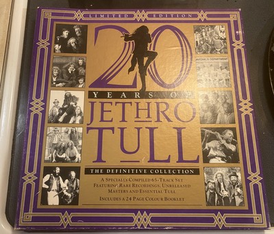20 Years Of Jethro Tull The Definitive Collection box set with full color book