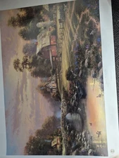 1996 Thomas Kinkade "Sunset at Riverbend Farm" Signed/numbered Limited Print 