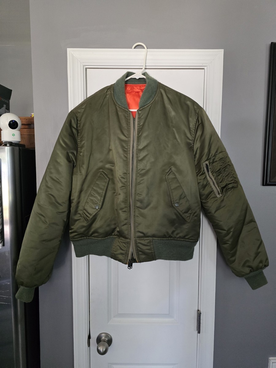 MA-1 Flight Jacket Men's 46 Flyersman MIL-J-82790J USAF Vintage