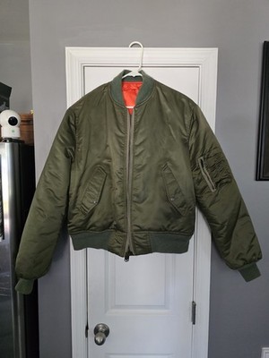 MA-1 Flight Jacket Men's 46 Flyersman MIL-J-82790J USAF Vintage