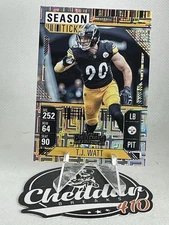 2024 Contenders #83 TJ Watt MOJO Hobby Season Ticket Steelers Football Card 