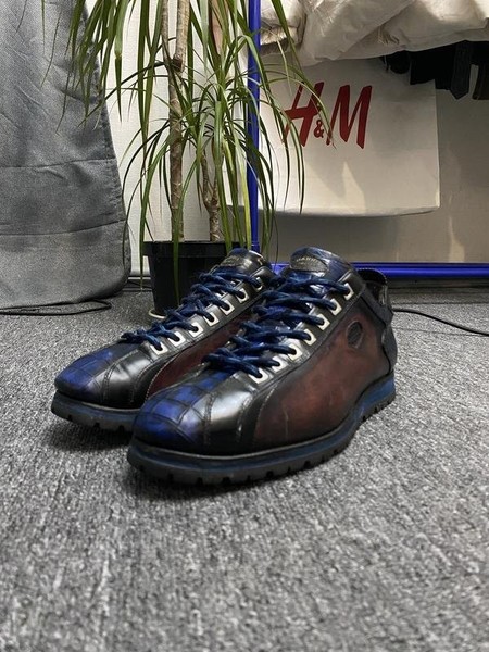 Herren Harris Firenze Stiefel Schwarz Leder 41