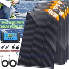 400W Flexible Solar Panel Mono 12V Portable Power Camping Home RV Battery Charge