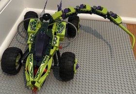 99% complete Lego Ninjago 9445 Fangpyre Truck Ambush - no minifigures