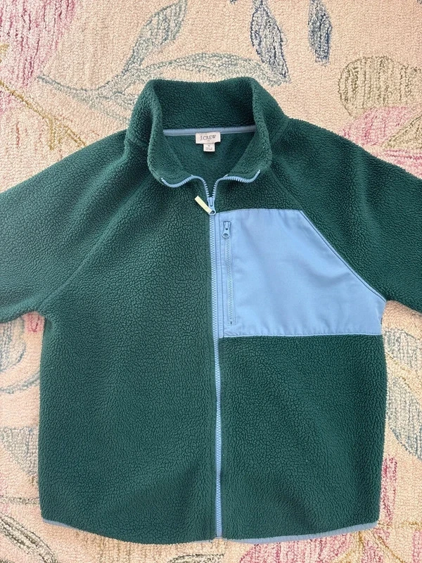 Green Fleece Coats, Jackets & Vests for Women for sale | eBay