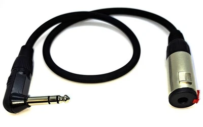 KABELBETRIEB Cable de audio 6,35 ángulo jack en jack embrague vers. Longitudes