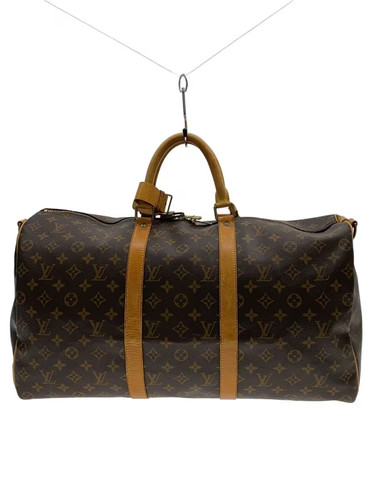 LOUIS VUITTON Keepall Bandoulière 50 Monogram Canvas PVC BRW M41416
