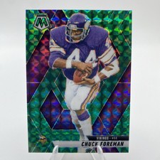 2025 Panini Mosaic - Chuck Foreman #161 Green Mosaic Prizm