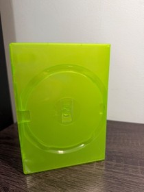 New Green Microsoft XBOX 360  Replacement Video Game Case Shell storage Cases.