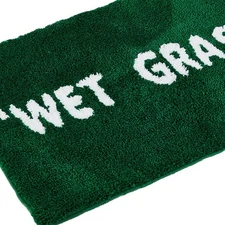 Wet Grassy Rug, Non-Slip Wet Grassy Green Carpet, Aesthetic Area Grass Rug, C...