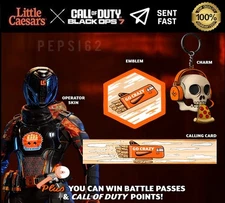 CALL OF DUTY BLACK OPS 7 🔥 BO7 LITTLE CAESARS 🍕 INSTANT PROMO CODE