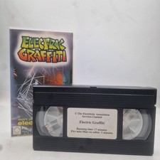 Electric Graffiti VHS 1997 Electricity Safety Film Rare Educational Video