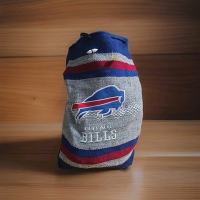 Buffalo Bills NFL Backpack Baja Beach Tote Bag Woven Knit Red White Blue