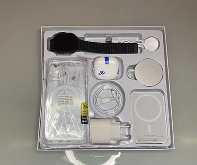 Coffret Accessoires 7 en 1 - Box Cadeau Prenium - IPhone 11Pro Max/13/14/15 - Photo 1/4