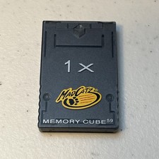 Mad Catz Nintendo GameCube 1X Memory Cube 59 Memory Card Black 2004