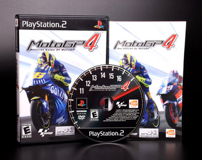 MotoGP 4 Sony Playstation 2 PS2 Complete CIB French Manual Only Tested