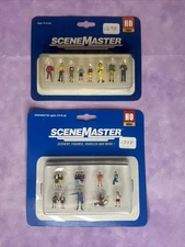 Lot of 2 Walthers Scenemaster HO Scale Figures 949-6030 & 949 6006