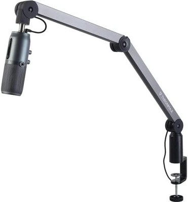 THRONMAX Caster Adjustable Microphone Boom Arm Stand, Made of Aluminium For USB