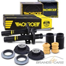 2x MONROE STOßDÄMPFER +DOMLAGER VORNE FÜR SEAT IBIZA SKODA FABIA VW POLO 9N