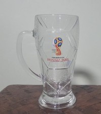 Russia 2018 FIFA World Cup Beer Glass Mug Soccer 