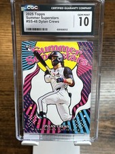 2025 Topps CGC 10 Dylan Crews Summer Superstars SS48 CGC GEM 10