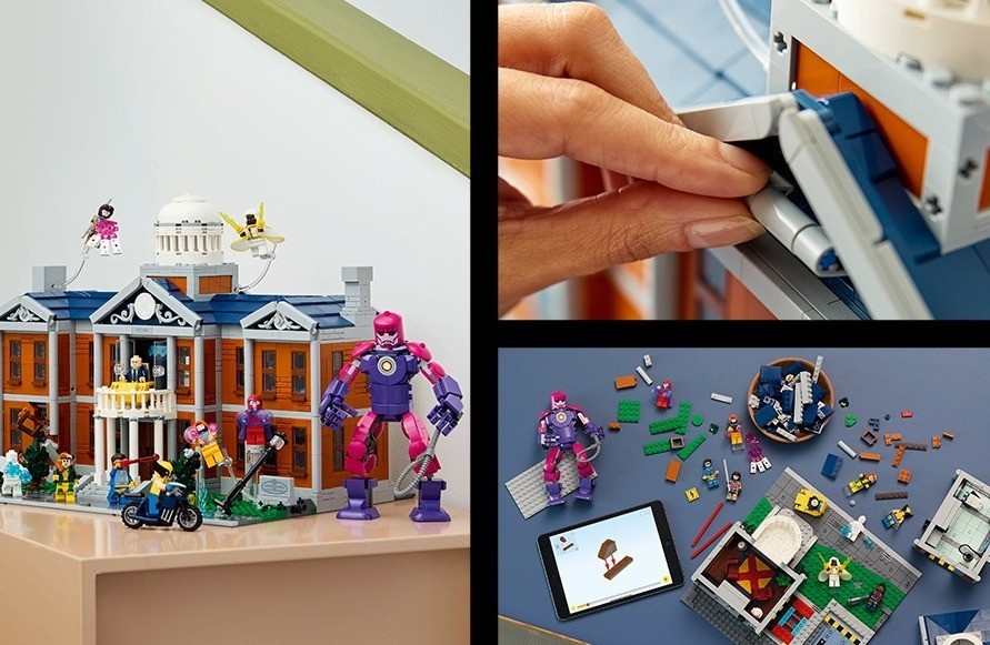 NEW 3093 Pieces | X-Mansion Building Set with 10 mini-figures-Compatible set- 3
