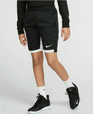 Nike Boys Dry Trophy Training Basketball Shorts SZ Large Black 939655 011 Pocket