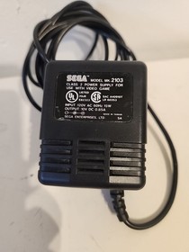 VTG SEGA Game Gear Handheld System W/power Cord. Works w/ Cord Or 6 batteries 