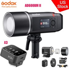 Godox AD600BMII 600Ws TTL HSS 1/8000s Bowens Mount Outdoor Flash X3 Trigger kit