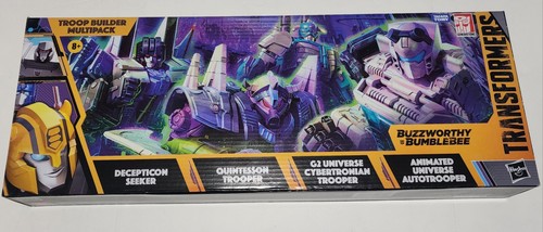 Transformers Buzzworthy Bumblebee Troop Builder 4pk &Bumblebee/spike 2pk - Picture 2 of 7