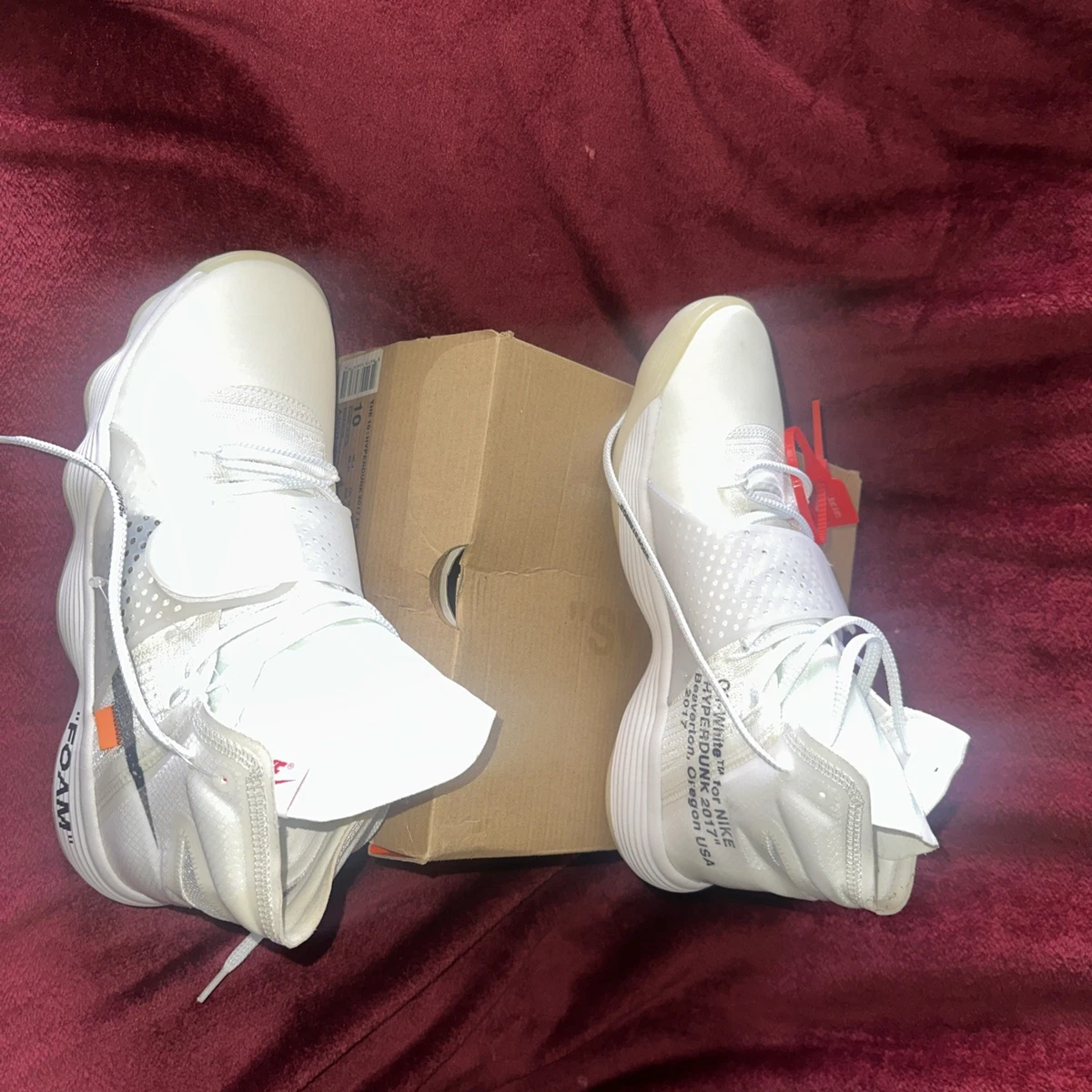 Nike Off-White x Hyperdunk 2017 Flyknit The Ten | eBay