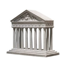 Greek Temple Ornament Compact Temple Model Understated for History Buffs