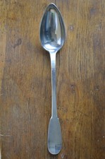Grande cuillère de service en argent