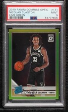 2019-20 Donruss Optic Rated Rookie Lime Green Prizm Nic Claxton PSA 9 MINT 0kp1