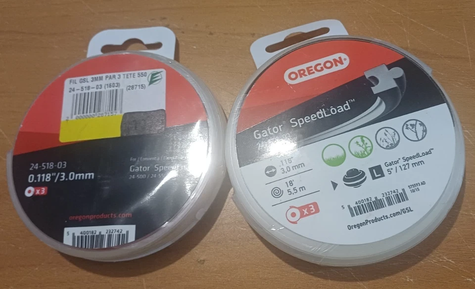 Pack 3fils nylon SPEEDLOAD OREGON Ref 2451803 lot de 2 - Photo 2/2