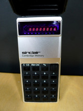 Vtg Sinclair Cambridge Memory Calculator - WORKING Mid 70 s w/ Case