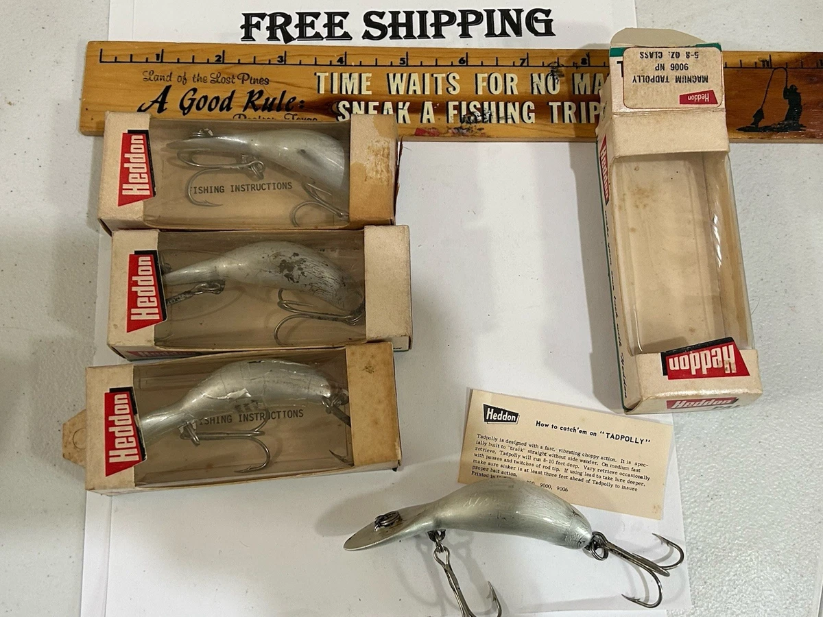 Heddon Plastic Vintage Fishing Lures with Original Box for sale | eBay