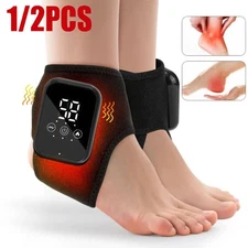 Foot Ankle Vibration Massager 3-speed Infrared Hot Compress Therapy Pain Relief