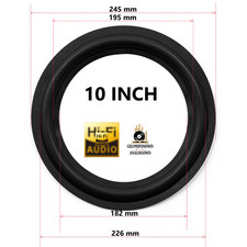 2 St&uuml;ck Lautsprecher Reparatur Sicke Membran Inch 10 Zoll &Oslash; 245mm Schaumstoff