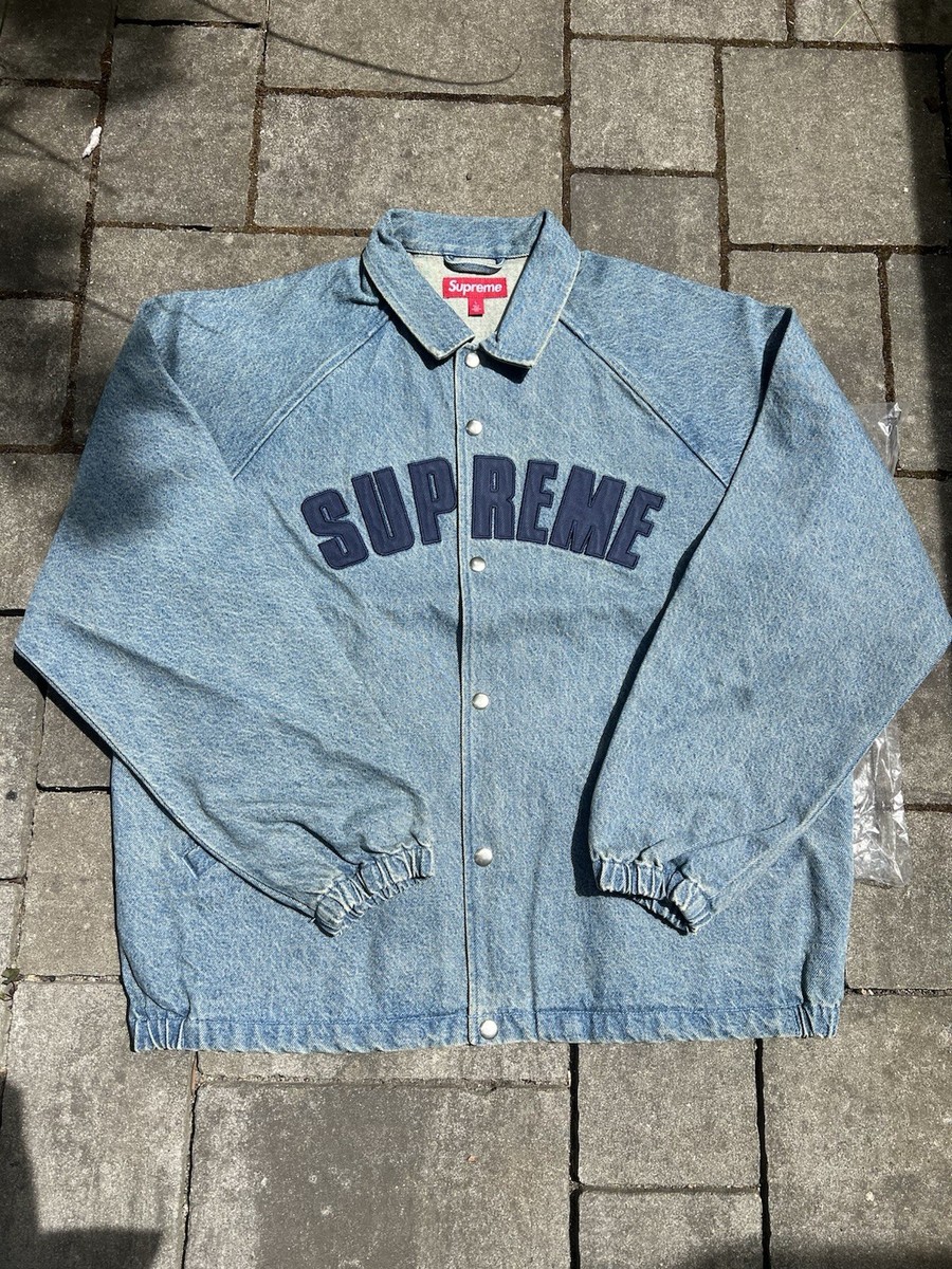 ジャケット・アウター Supreme Arc Denim Coaches Jacket NAVY XL Supreme ARC Denim Coaches Jacket Navy | eBay