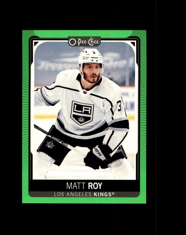 #142 Matt Roy Los Angeles Kings 2021-22 O-Pee-Chee Neon Green Border /50