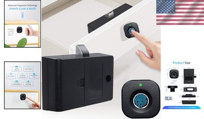 Biometric Fingerprint Cabinet Lock Keyless Hidden Smart Biometric Security US