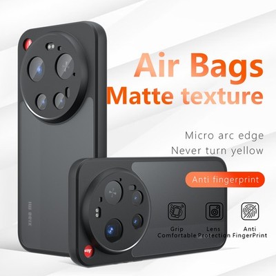 For Xiaomi 17 Ultra, Shockproof Hybrid Translucent Acrylic Matte Cover Case