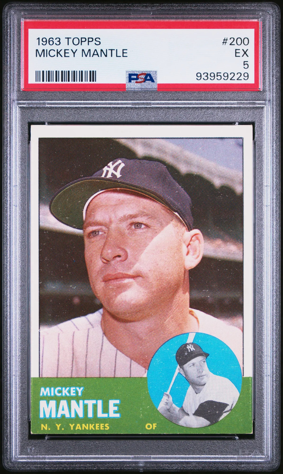 1963 Topps Mickey Mantle #200 PSA 5