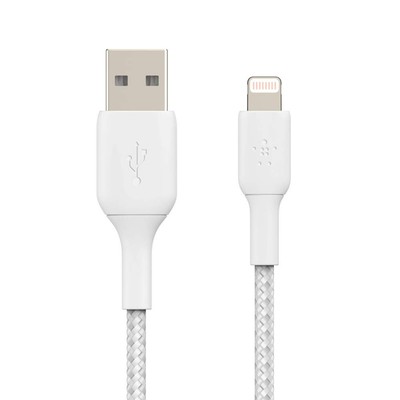 Belkin Braided Lightning Cable (Boost Charge Lightning to USB Cable for iPhone, 