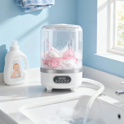 #ad #ad Portable Washing Machine Mini Washer with USB DC Power amp; Battery White Compact $30.80