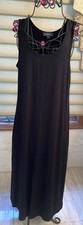 Karen Kane Black Stretch Tank Long Maxi Dress Size Large