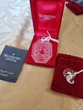 Waterford Crystal 1992 Nine Ladies Dancing 12 Days Of Christmas Ornament